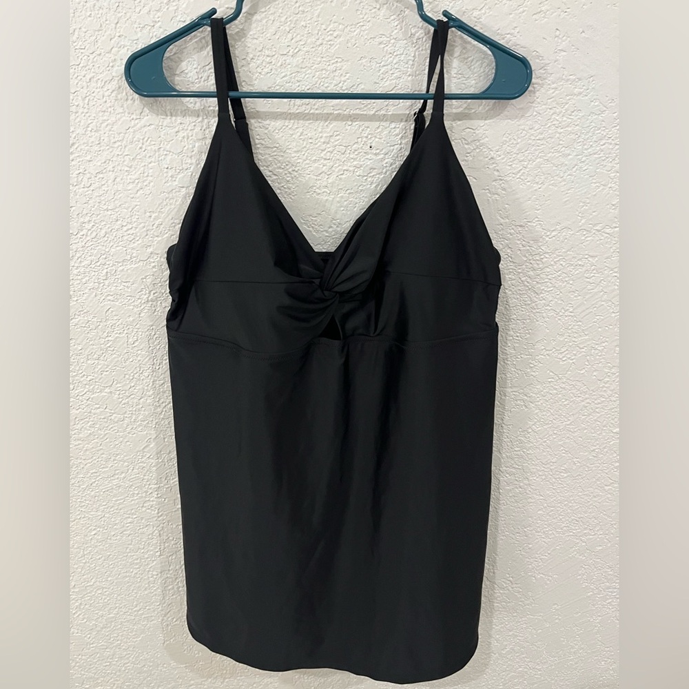 Old Navy Black Knot Swim Dress - Picture 2 of 5